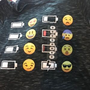 Emoji Battery Percent Shirt